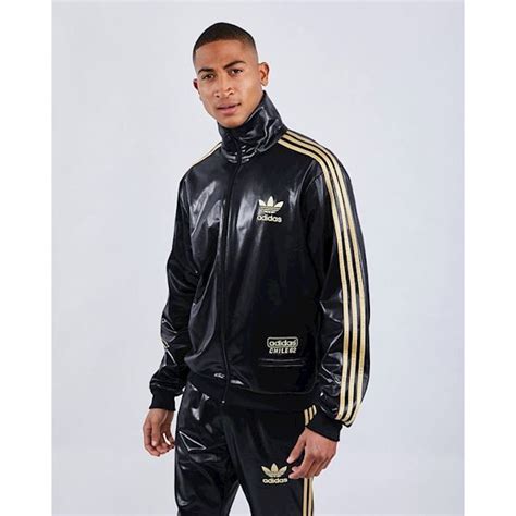 adidas chile 62 anzug schwarz gold|Sweatshirt Anzug Jacke adidas Chile 62 Schwarz Gold Silber .